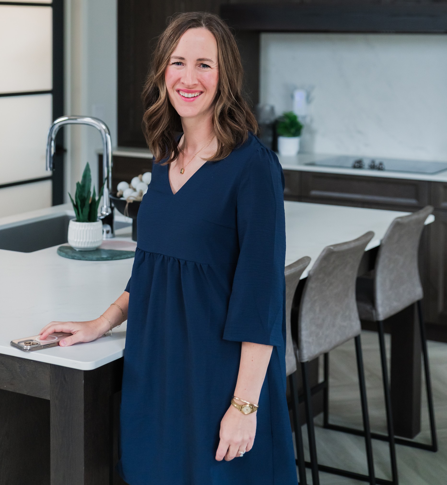 Image of Ashley Tichkowsky - Licensed REALTOR in home that she has sold.
